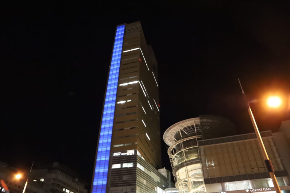 四国 No1の超高層ビル 高松シンボルタワー の夜景とは 四国の夜景 四国 No1の超高層ビル 高松シンボルタワー の夜景とは 四国の夜景