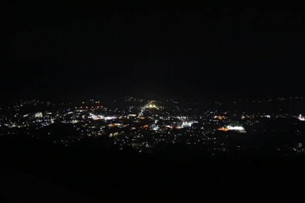 【愛媛】冨士山公園展望台からの夜景